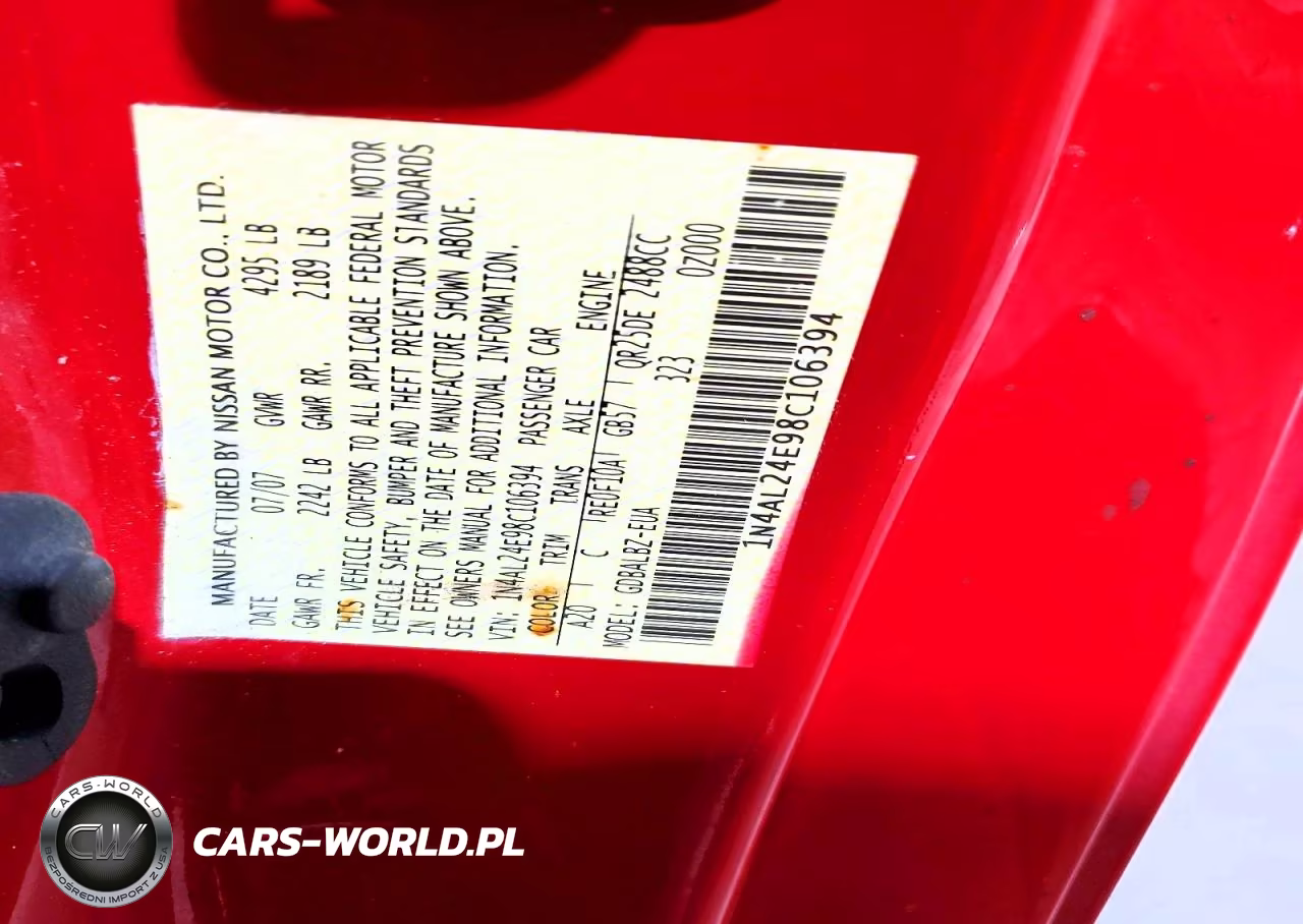 2008 Nissan Altima 2.5 S VIN:1N4AL24E98C106394 - 12