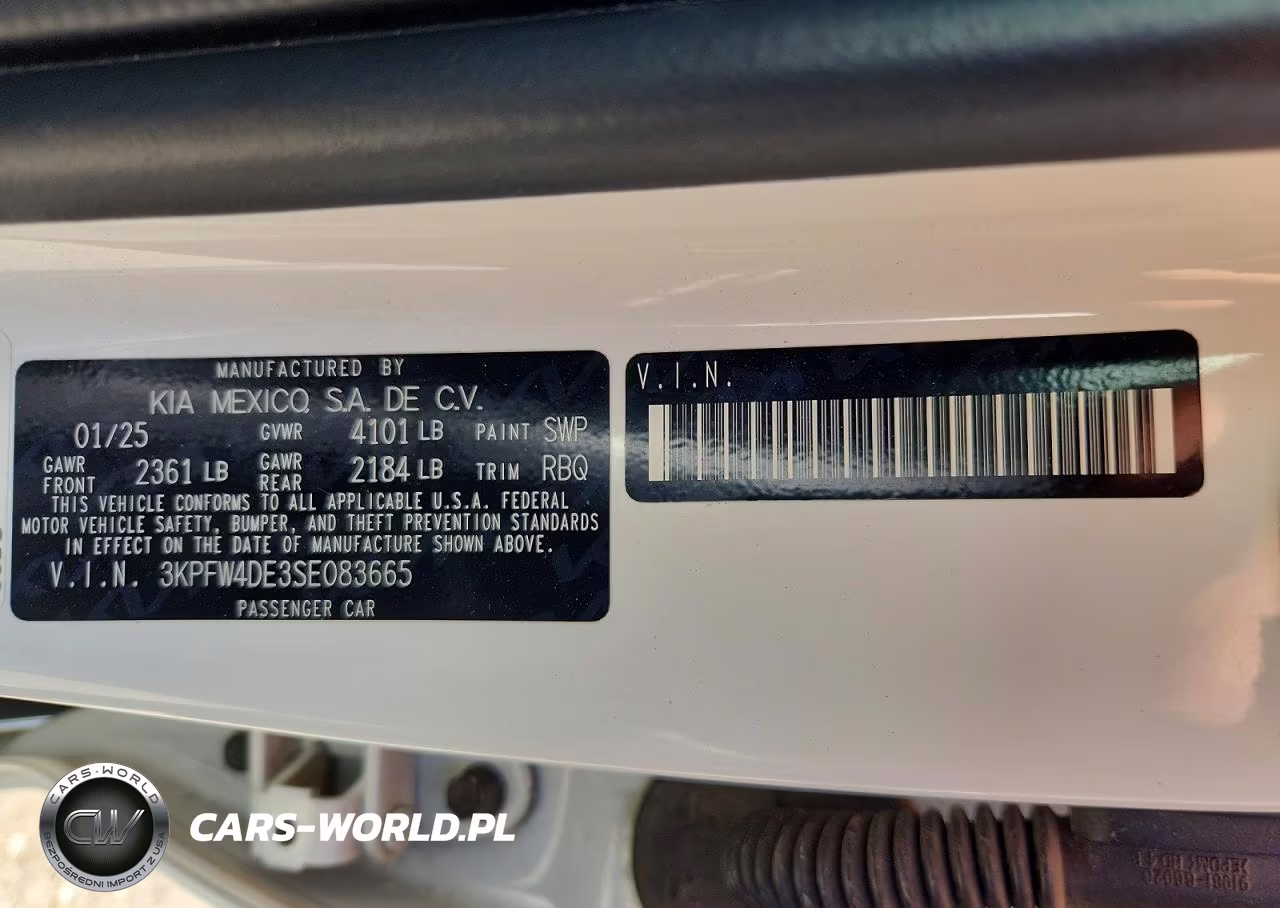 2025 Kia K4 Gt Line VIN:3KPFW4DE3SE083665 - 13