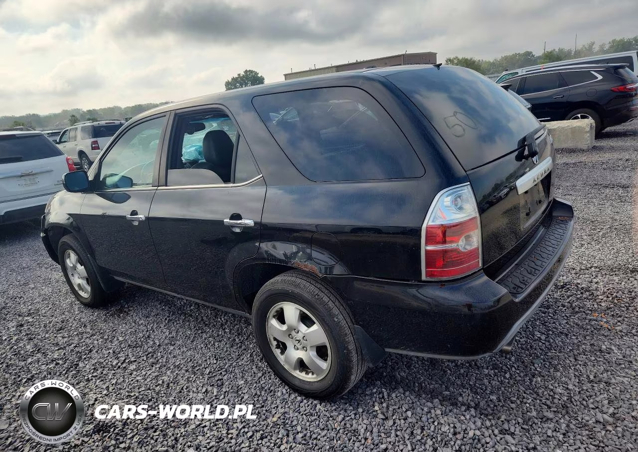 2005 Acura Mdx VIN:2HNYD18205H500899 - 2