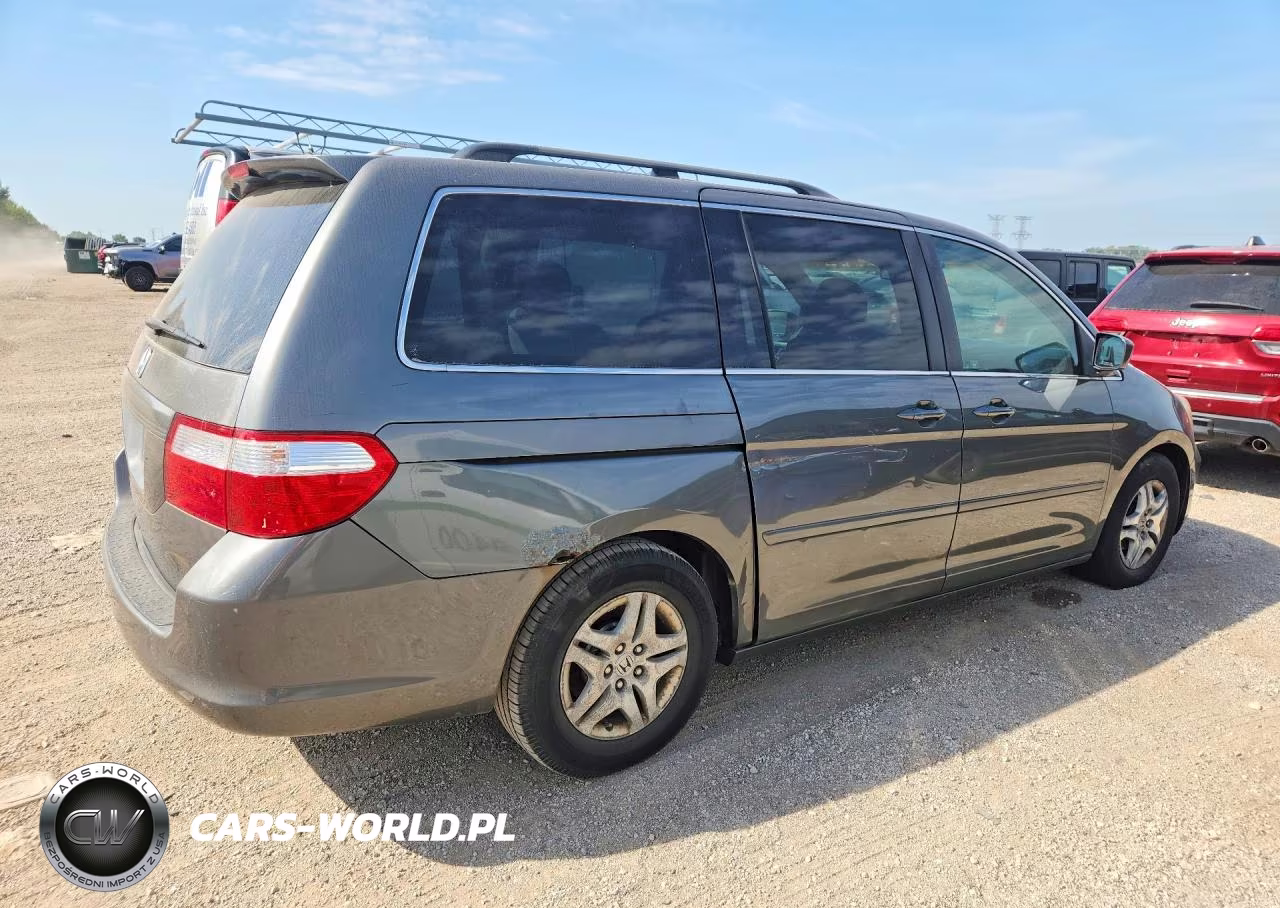 2007 Honda Odyssey Ex VIN:5FNRL38407B074179 - 3