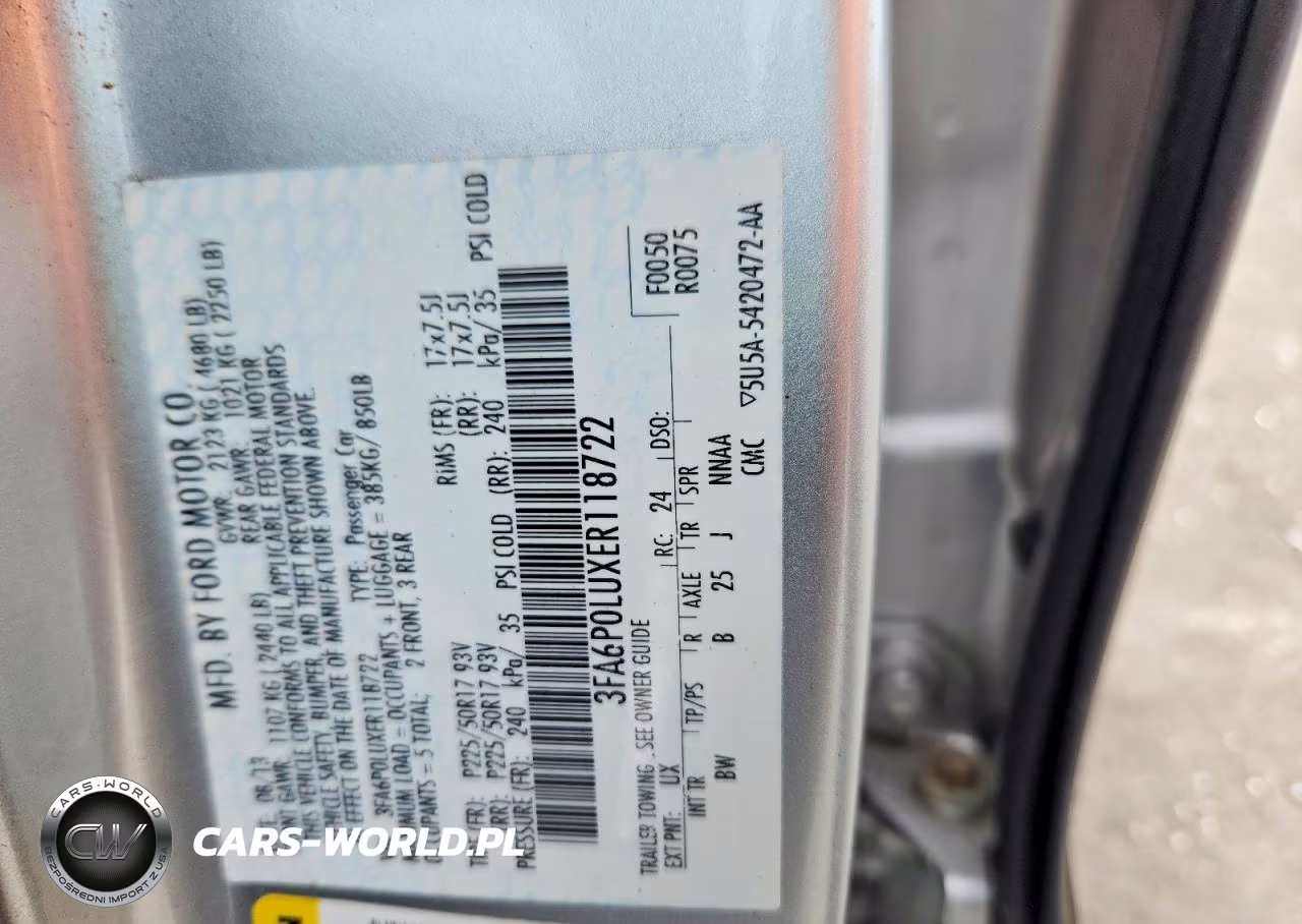 2014 Ford Fusion Se Hybrid VIN:3FA6P0LUXER118722 - 12