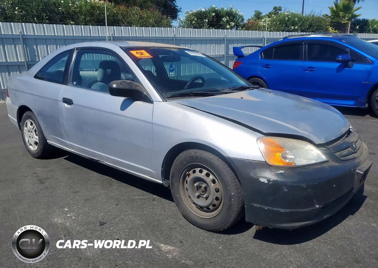 2001 Honda Civic Lx VIN:1HGEM225X1L000460 - 4