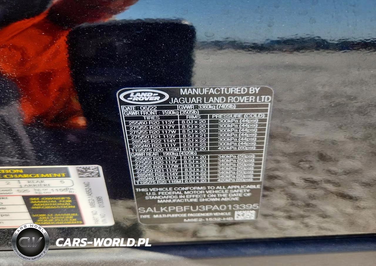 2023 Land Rover Range Rover Se VIN:SALKPBFU3PA013395 - 13