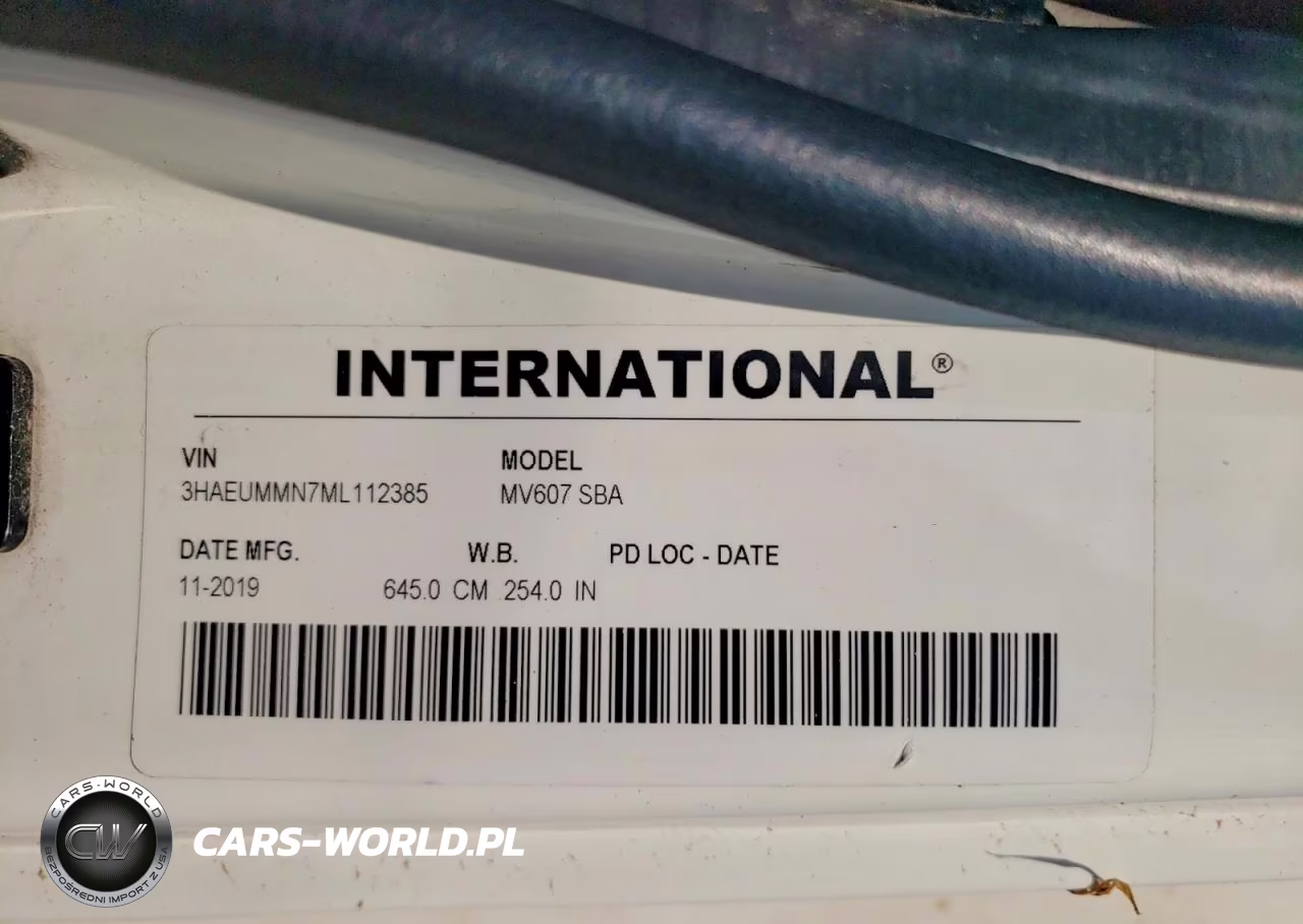 2021 International Mv607 Box Truck VIN:3HAEUMMN7ML112385 - 13
