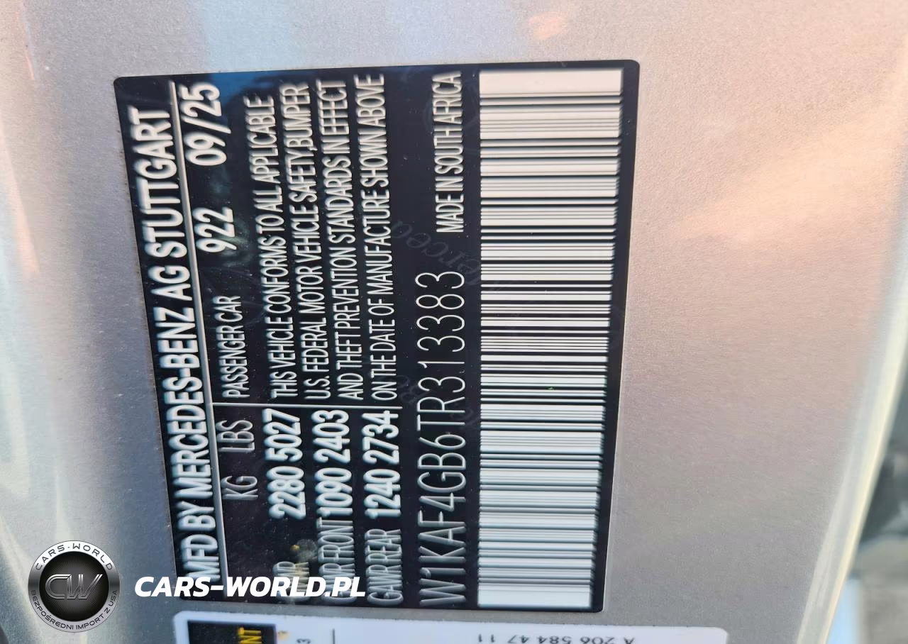 2026 Mercedes-Benz C 300 VIN:W1KAF4GB6TR313383 - 13