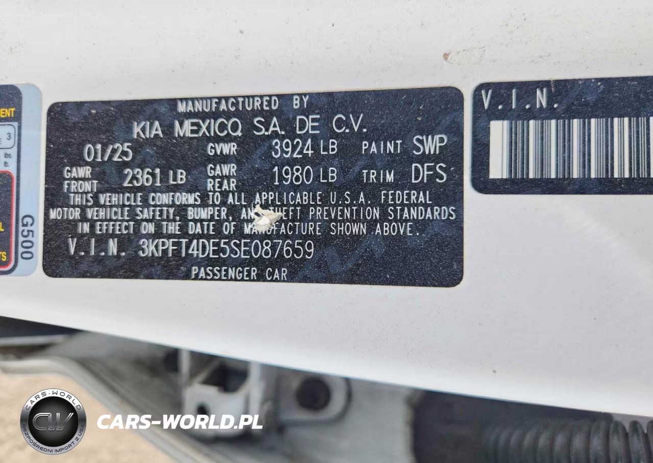 2025 Kia K4 Lxs VIN:3KPFT4DE5SE087659 - 12