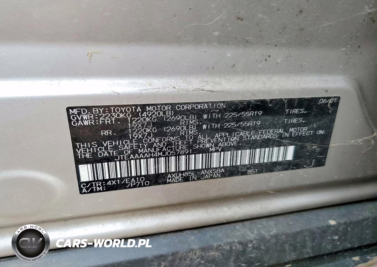 2021 Toyota Venza Limited VIN:JTEAAAAH4MJ057891 - 12