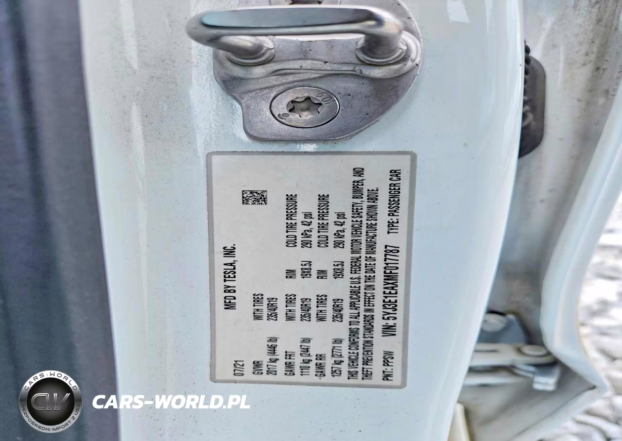 2021 Tesla Model 3 VIN:5YJ3E1EAXMF017787 - 13