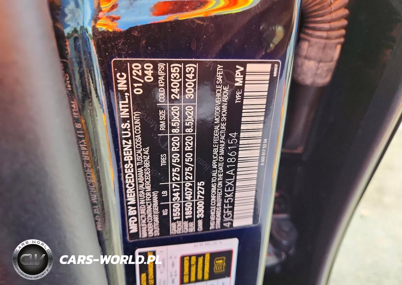 2020 Mercedes-Benz Gls 450 4Matic VIN:4JGFF5KEXLA186154 - 12