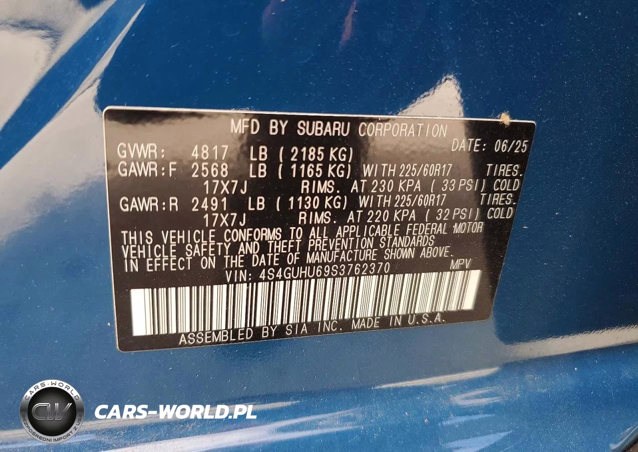 2025 Subaru Crosstrek Wilderness VIN:4S4GUHU69S3762370 - 13