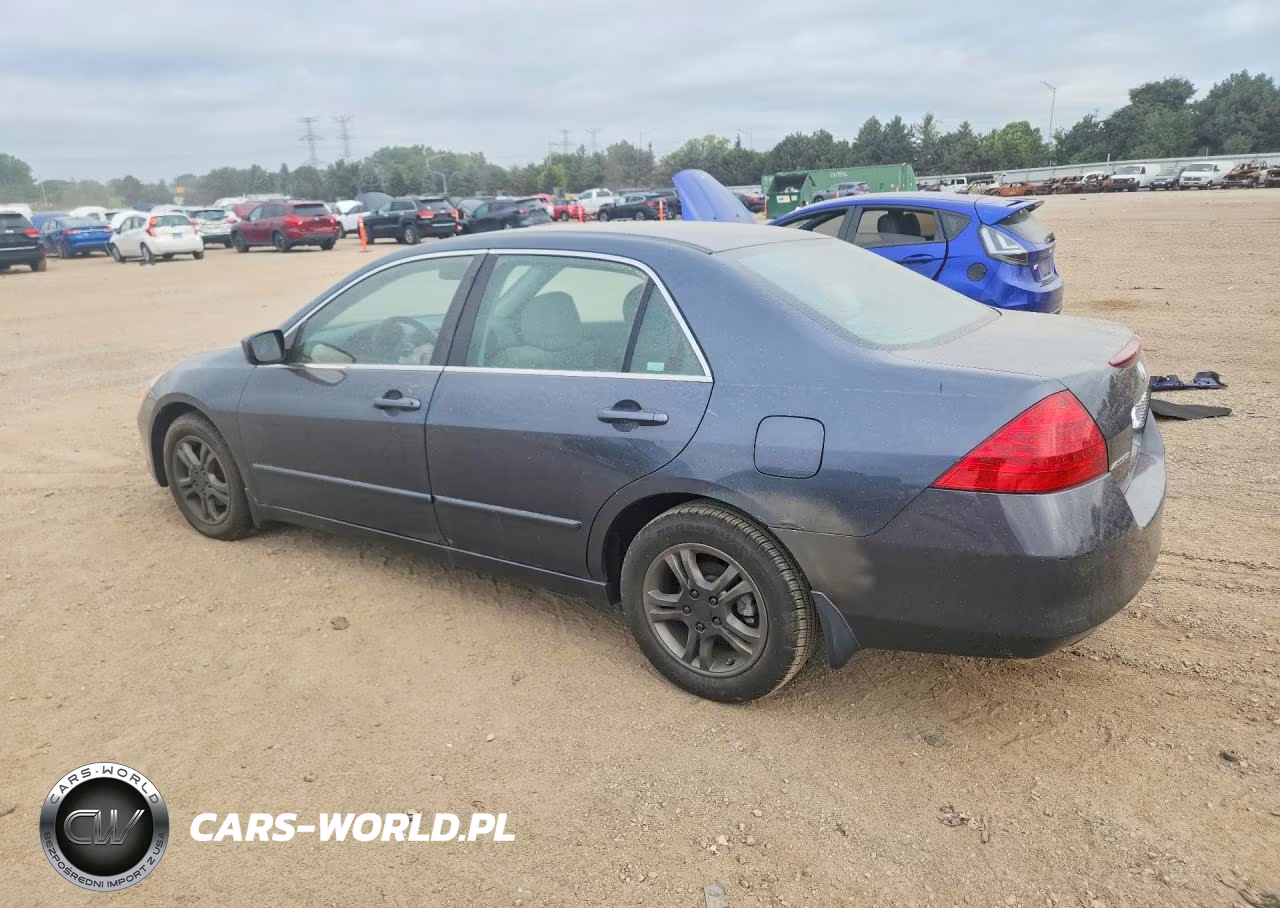 2007 Honda Accord Ex VIN:1HGCM567X7A081405 - 2