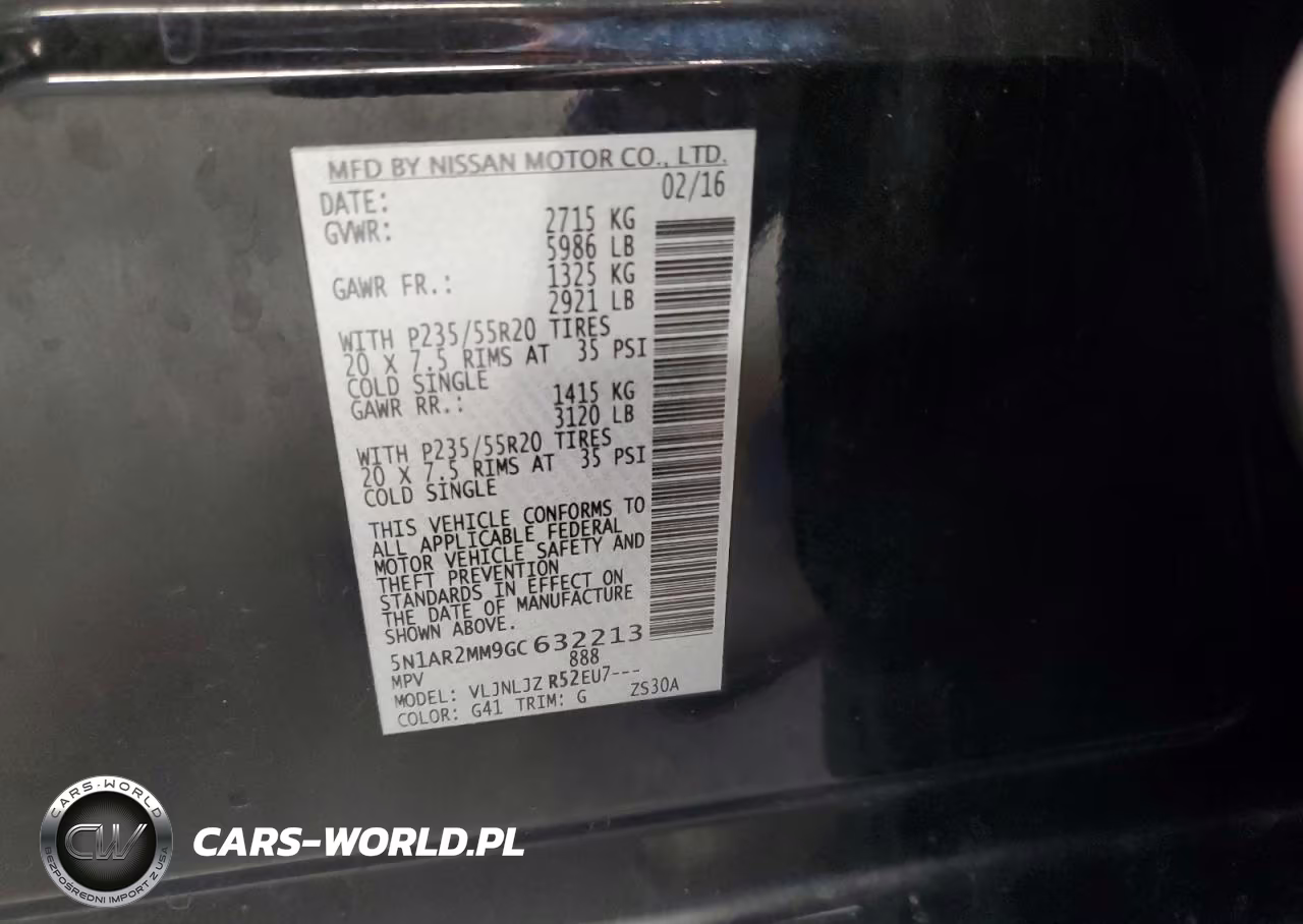 2016 Nissan Pathfinder S VIN:5N1AR2MM9GC632213 - 14