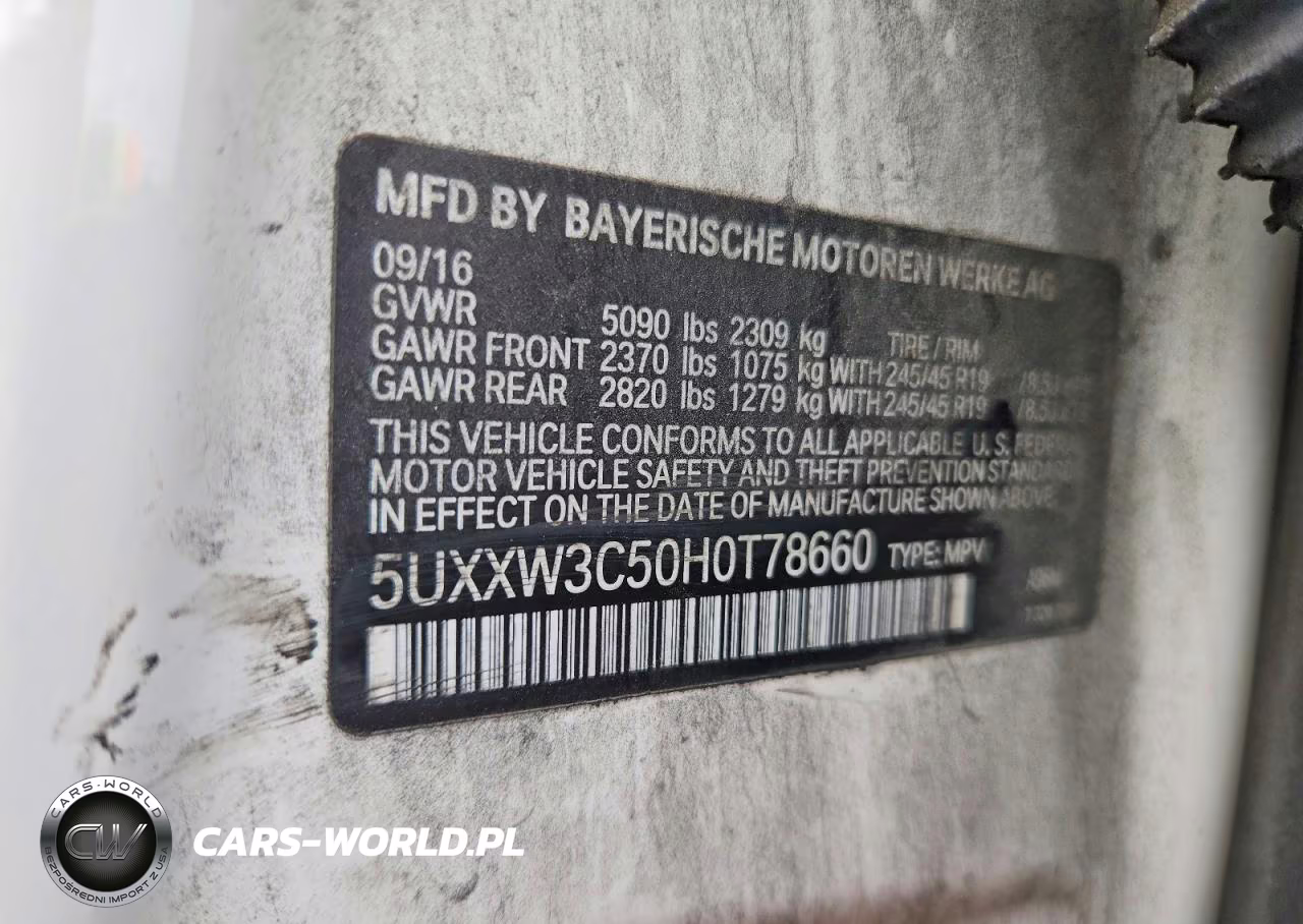 2017 BMW X4 xDrive28I VIN:5UXXW3C50H0T78660 - 13