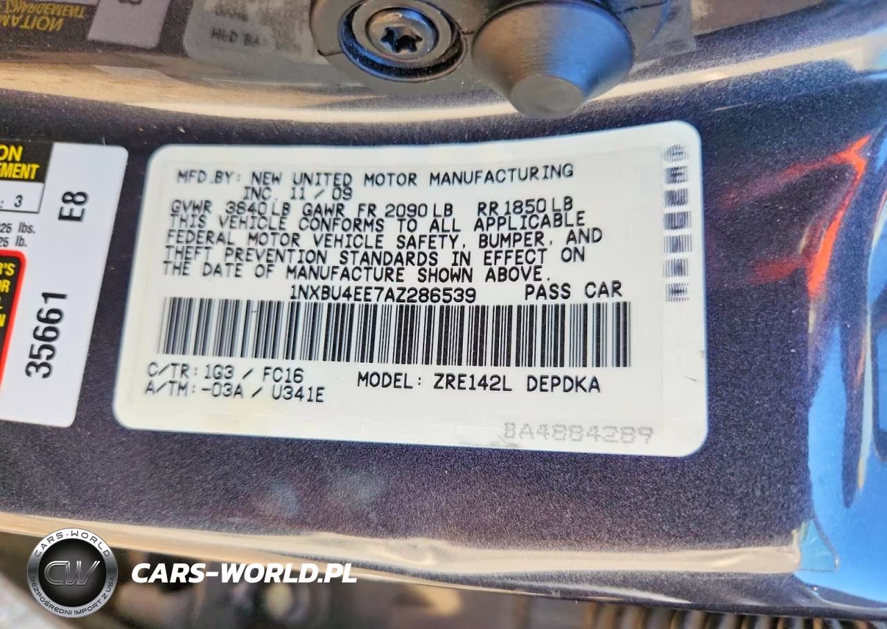 2010 Toyota Corolla Le VIN:1NXBU4EE7AZ286539 - 13