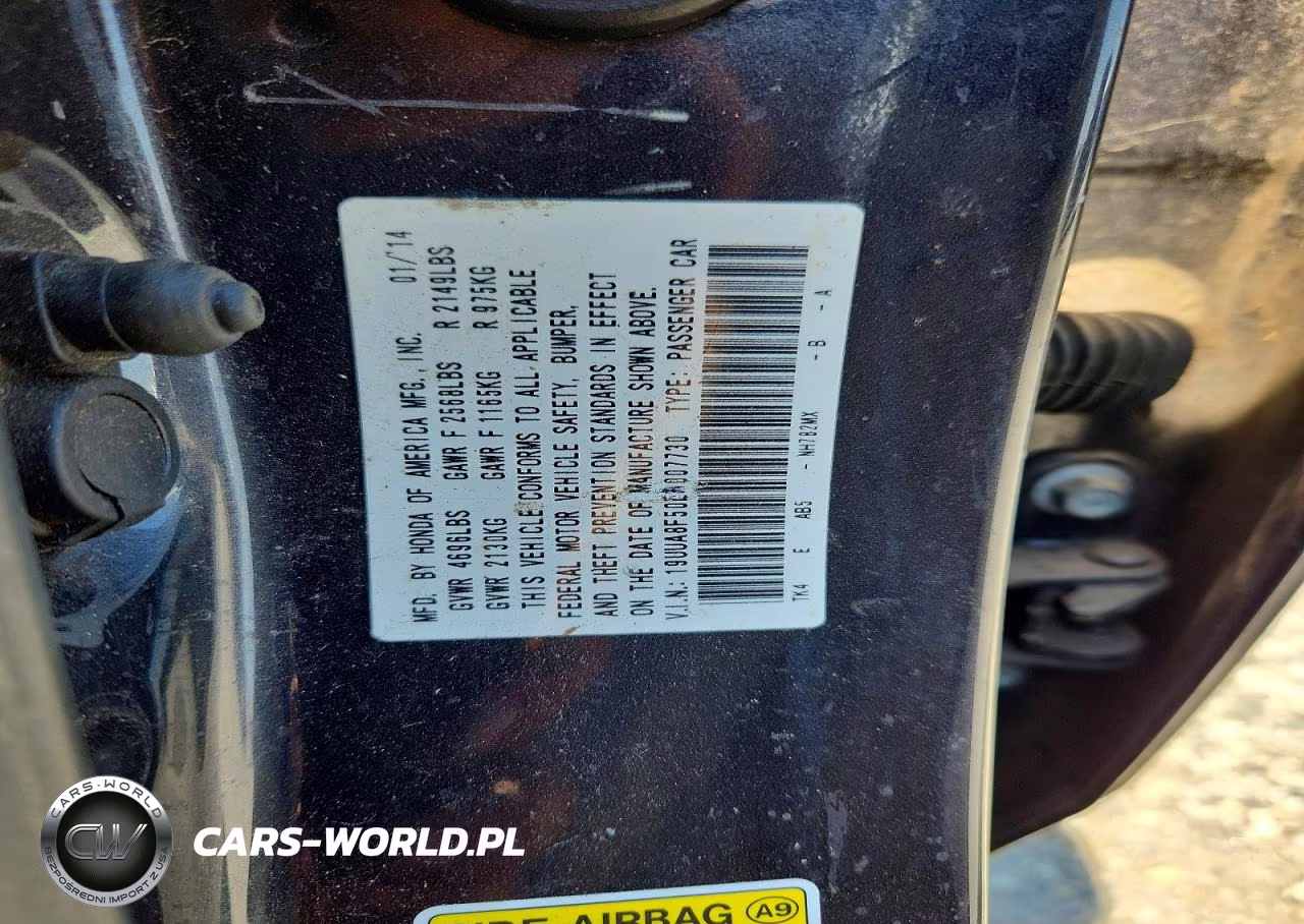 2014 Acura Tl Tech VIN:19UUA8F50EA007730 - 12