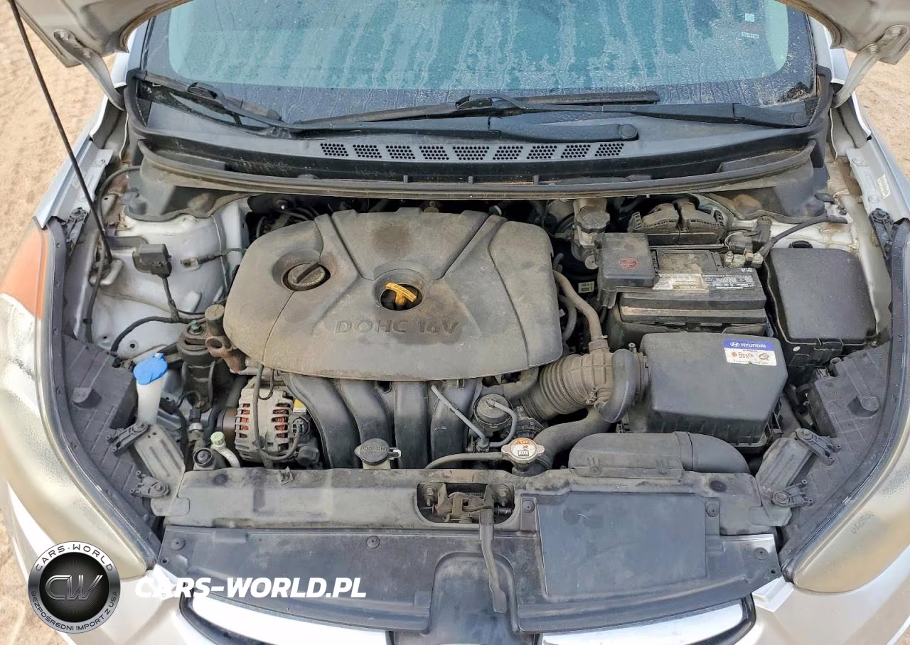 2013 Hyundai Elantra Gls VIN:KMHDH4AE6DU659237 - 11