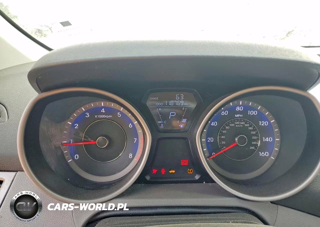 2013 Hyundai Elantra Gls VIN:KMHDH4AE6DU659237 - 9