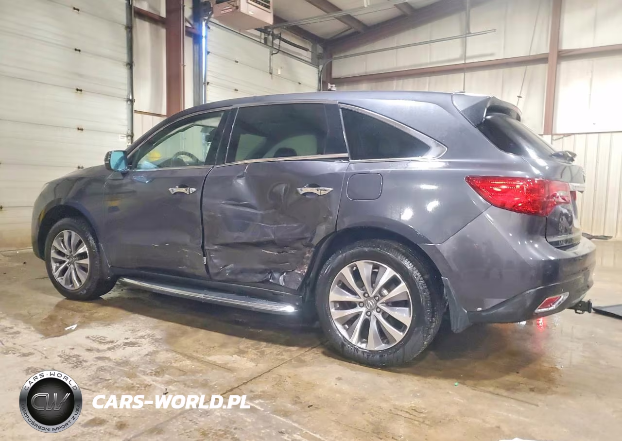 2015 Acura Mdx Technology VIN:5FRYD4H68FB017029 - 2
