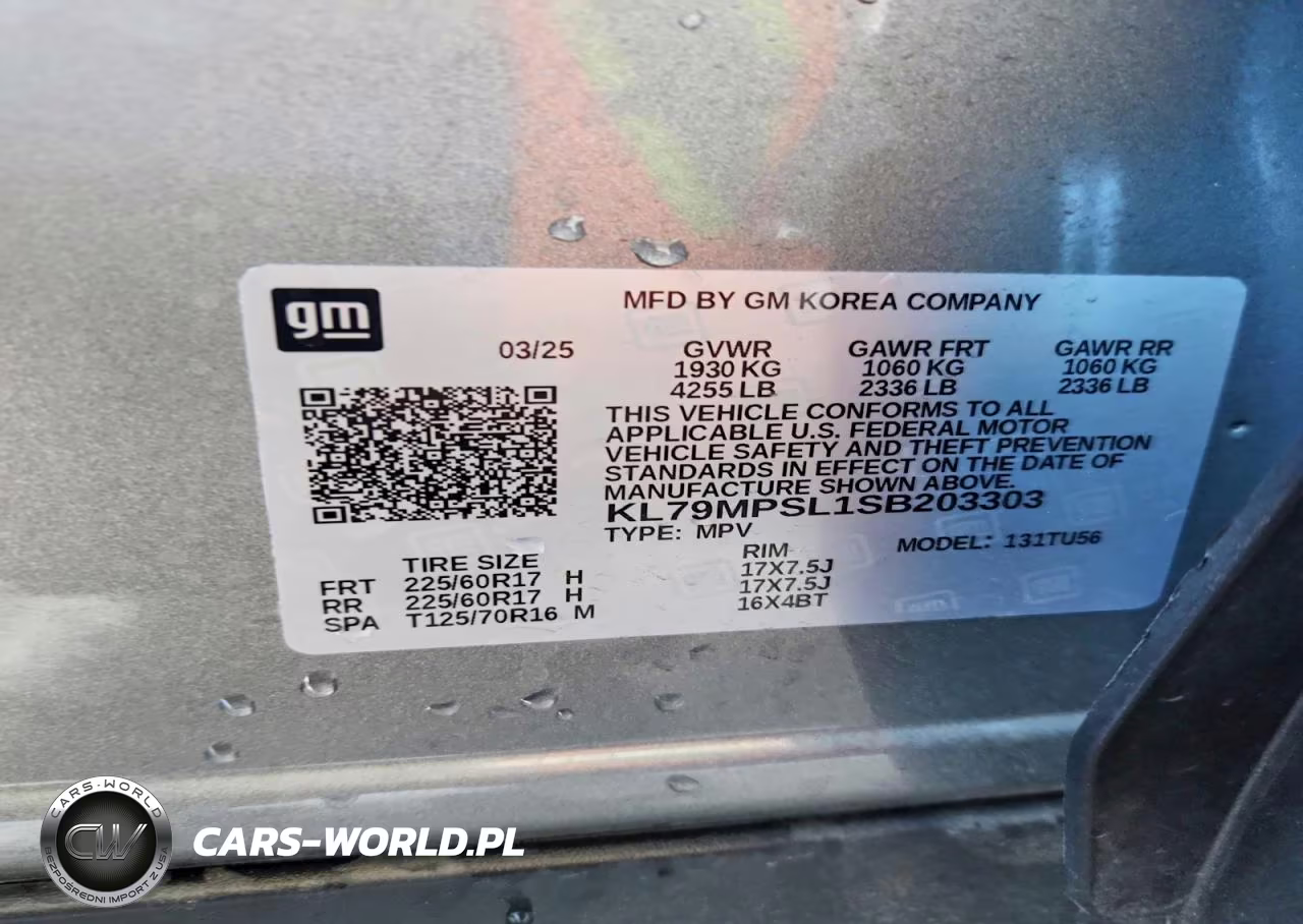 2025 Chevrolet Trailblazer Lt VIN:KL79MPSL1SB203303 - 13