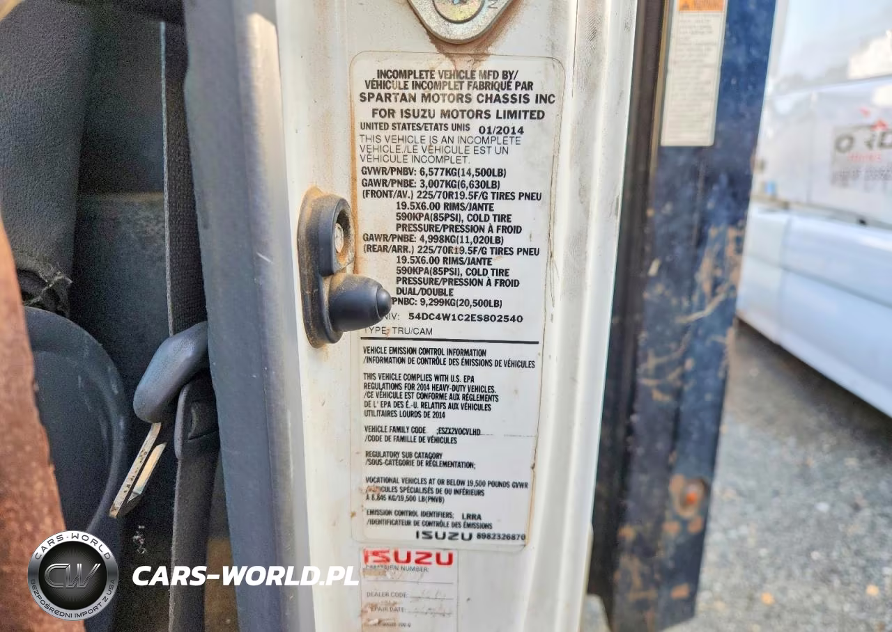 2014 Isuzu Npr Hd VIN:54DC4W1C2ES802540 - 12