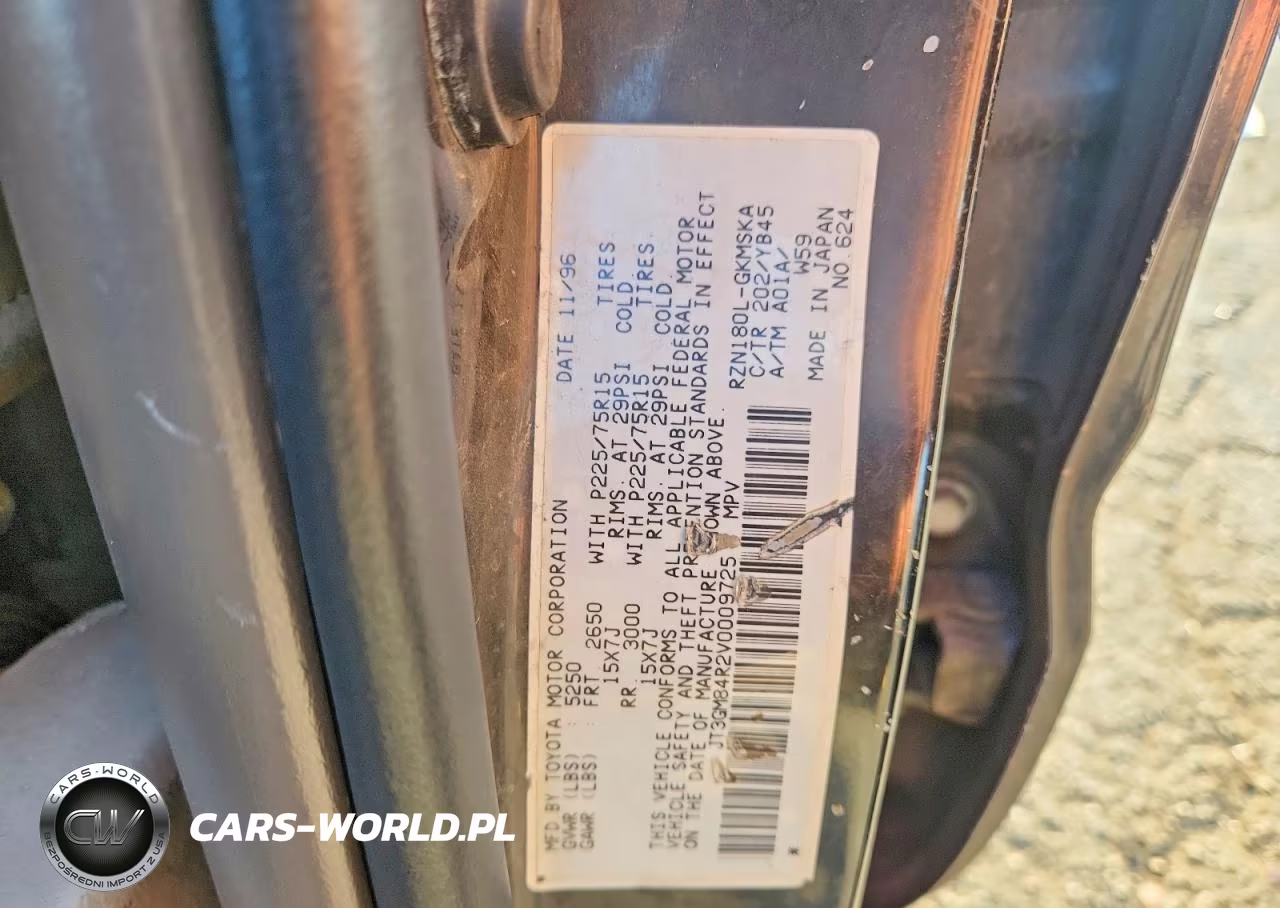 1997 Toyota 4Runner Base VIN:JT3GM84R2V0009725 - 13