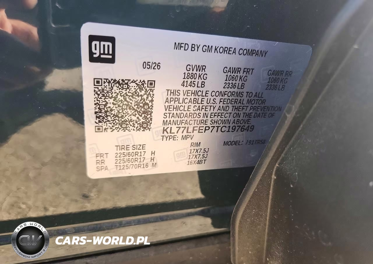 2026 Chevrolet Trax Ls VIN:KL77LFEP7TC197649 - 12