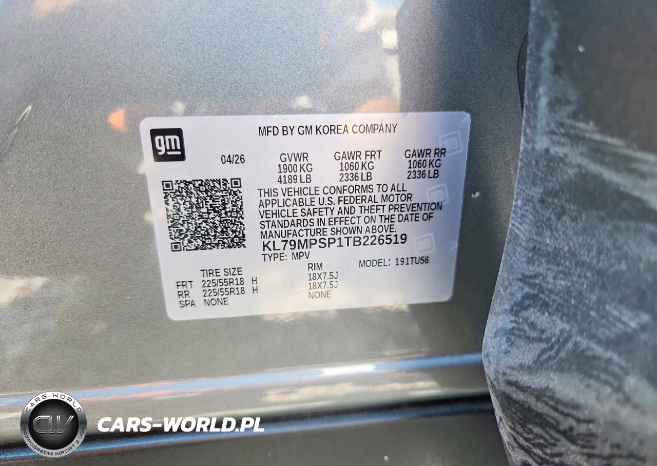 2026 Chevrolet Trailblazer Lt VIN:KL79MPSP1TB226519 - 12