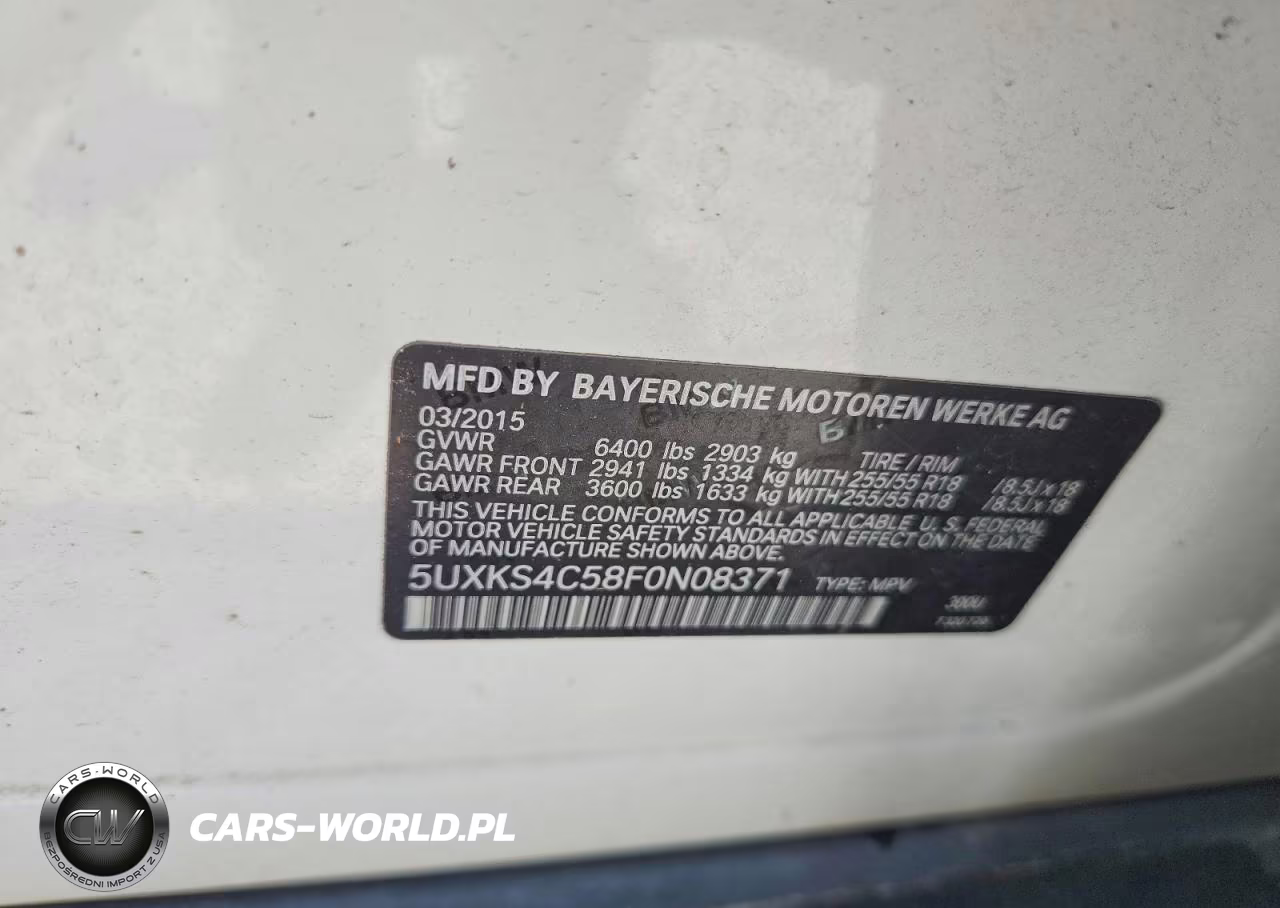 2015 BMW X5 xDrive35D VIN:5UXKS4C58F0N08371 - 13