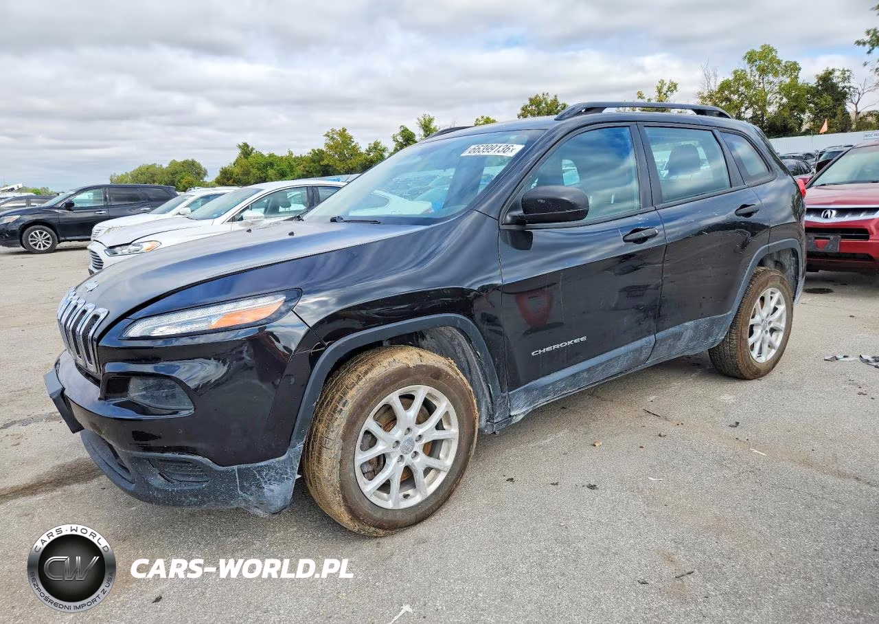 2015 Jeep Cherokee Sport VIN:1C4PJMAB5FW764144 - 1