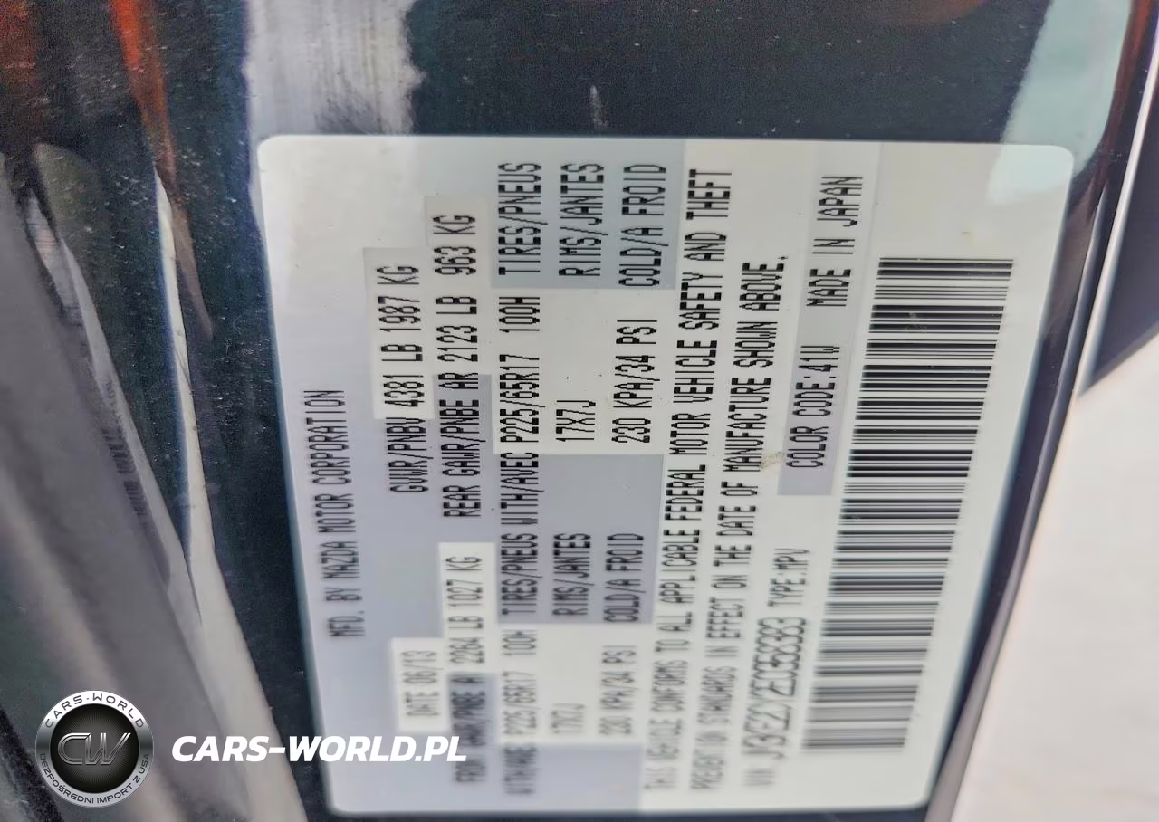 2014 Mazda Cx-5 Touring VIN:JM3KE2CY2E0358383 - 13