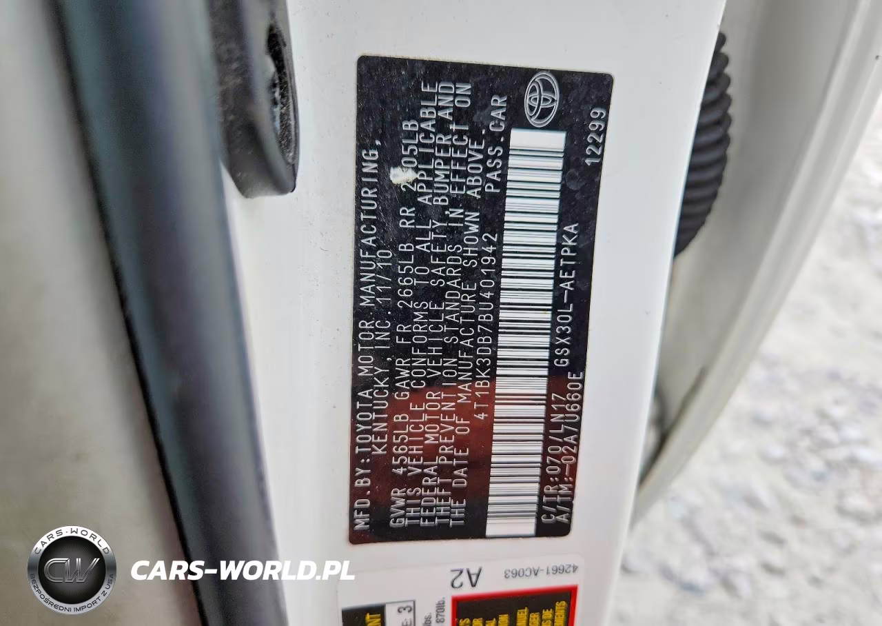 2011 Toyota Avalon Limited VIN:4T1BK3DB7BU401942 - 12