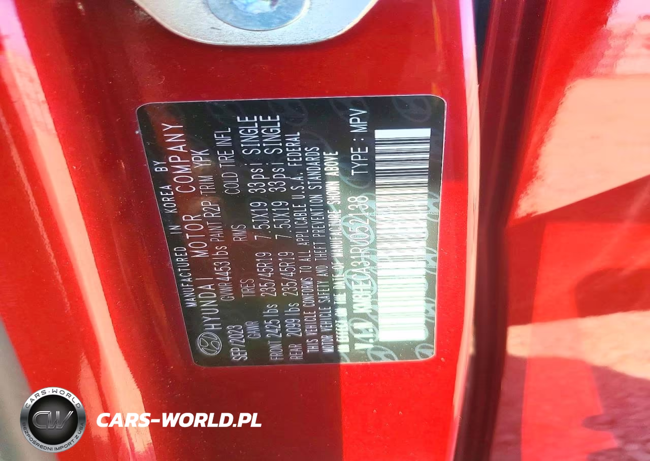 2024 Hyundai Kona Limited VIN:KM8HECA31RU052138 - 14