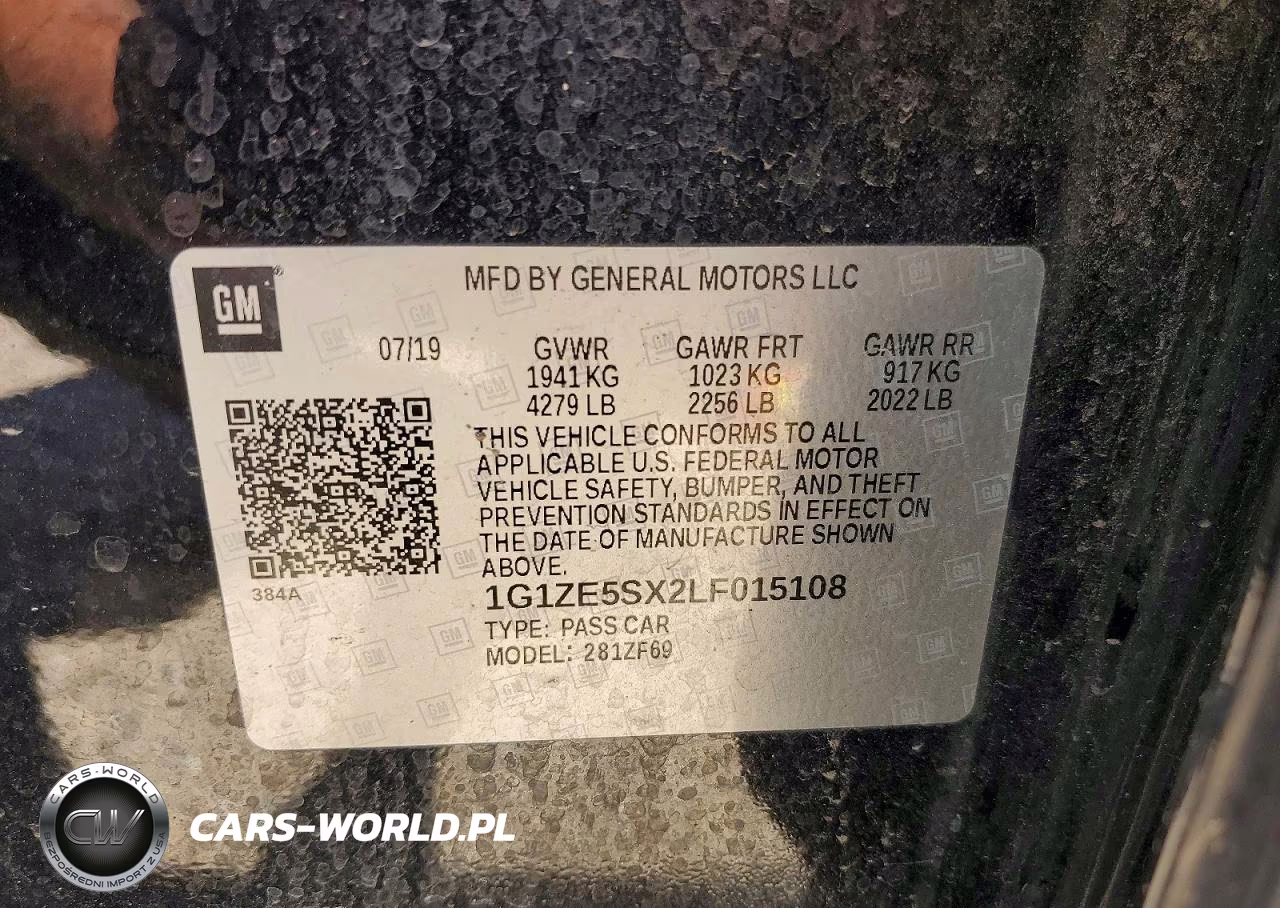 2020 Chevrolet Malibu Premier VIN:1G1ZE5SX2LF015108 - 12