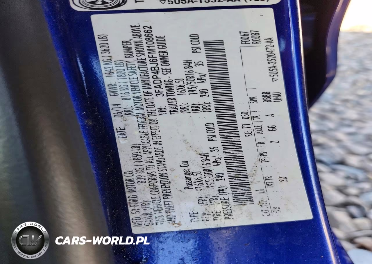 2015 Ford Fiesta Se VIN:3FADP4BJ6FM108662 - 12