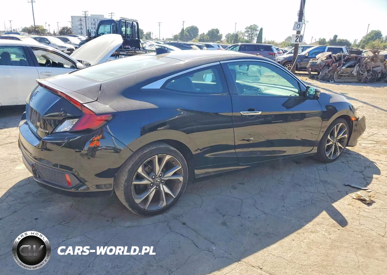 2019 Honda Civic Touring VIN:2HGFC3B90KH350789 - 3
