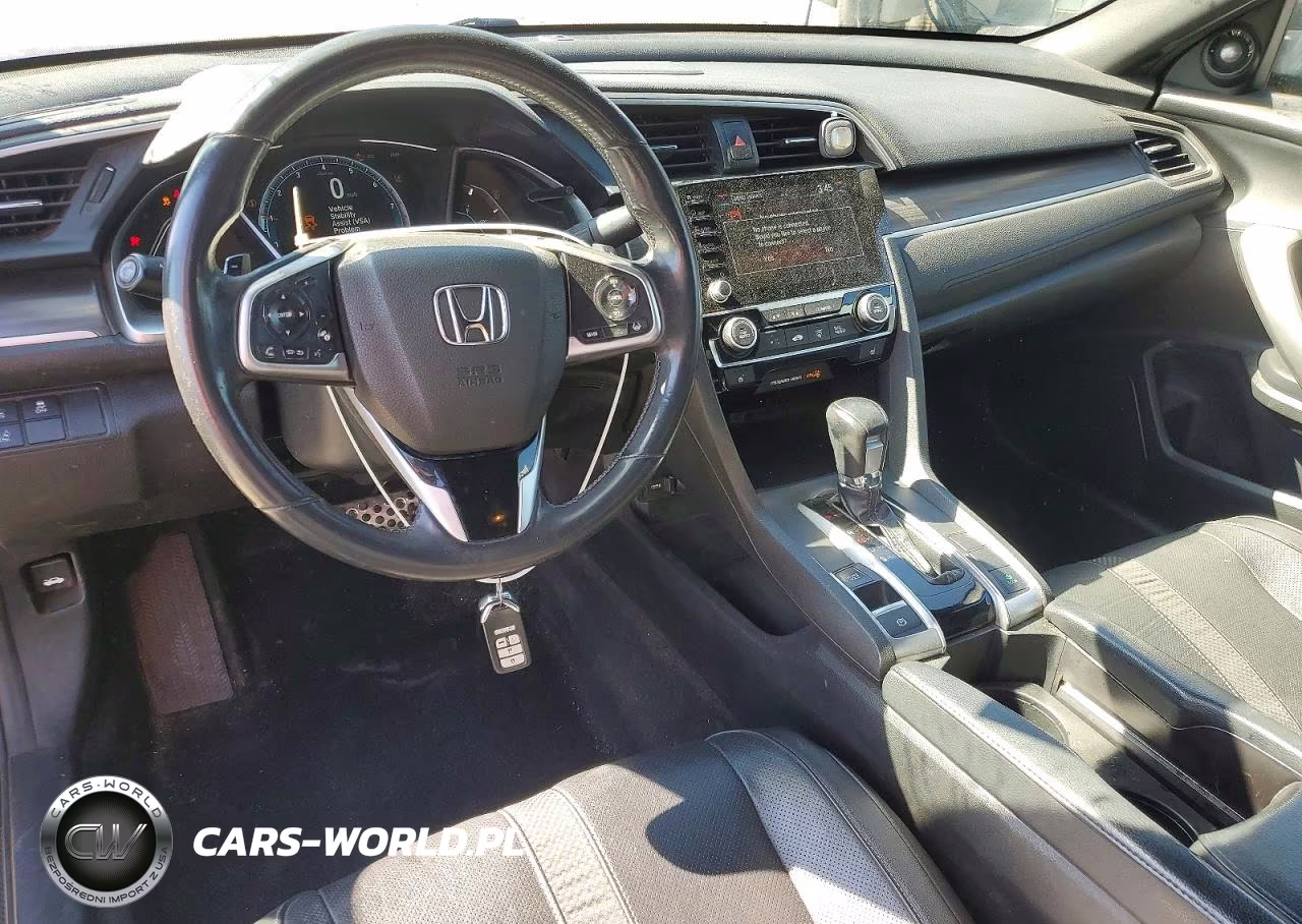 2019 Honda Civic Touring VIN:2HGFC3B90KH350789 - 8