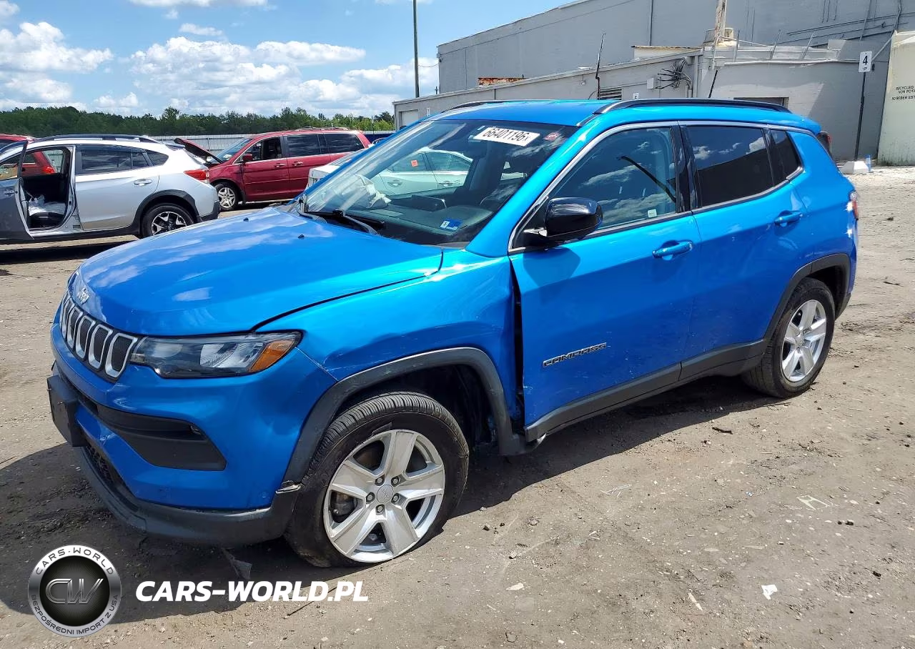 2022 Jeep Compass Latitude VIN:3C4NJDBB3NT133998 - 1