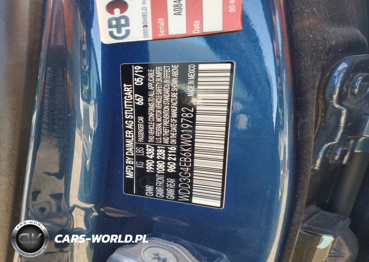 2019 Mercedes-Benz A 220 VIN:WDD3G4EB6KW019782 - 12