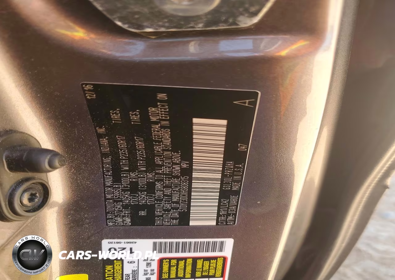 2017 Toyota Sienna Xle 8-Passenger VIN:5TDYZ3DCXHS808315 - 13