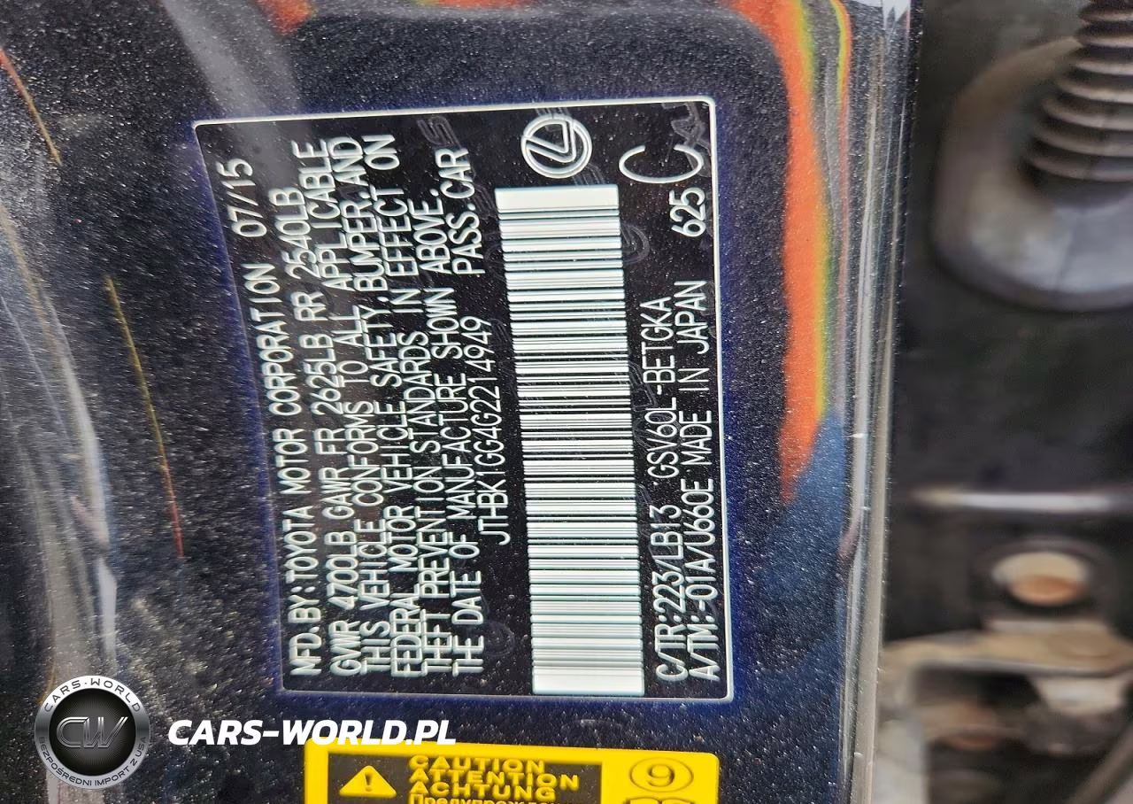2016 Lexus Es 350 VIN:JTHBK1GG4G2214949 - 13