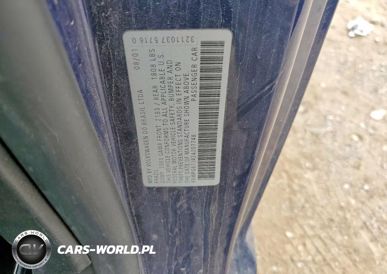 2002 Volkswagen Gti Vr6 VIN:9BWPG61J424007748 - 12