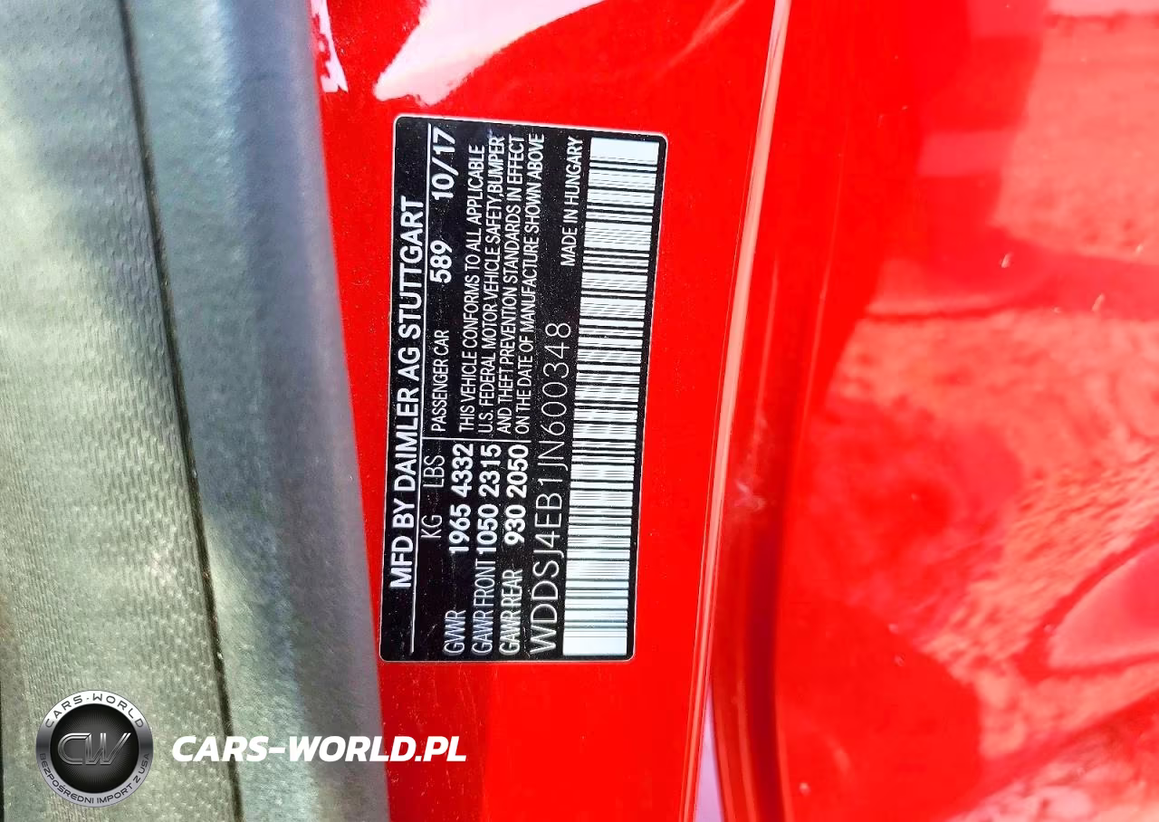 2018 Mercedes-Benz Cla 250 VIN:WDDSJ4EB1JN600348 - 13