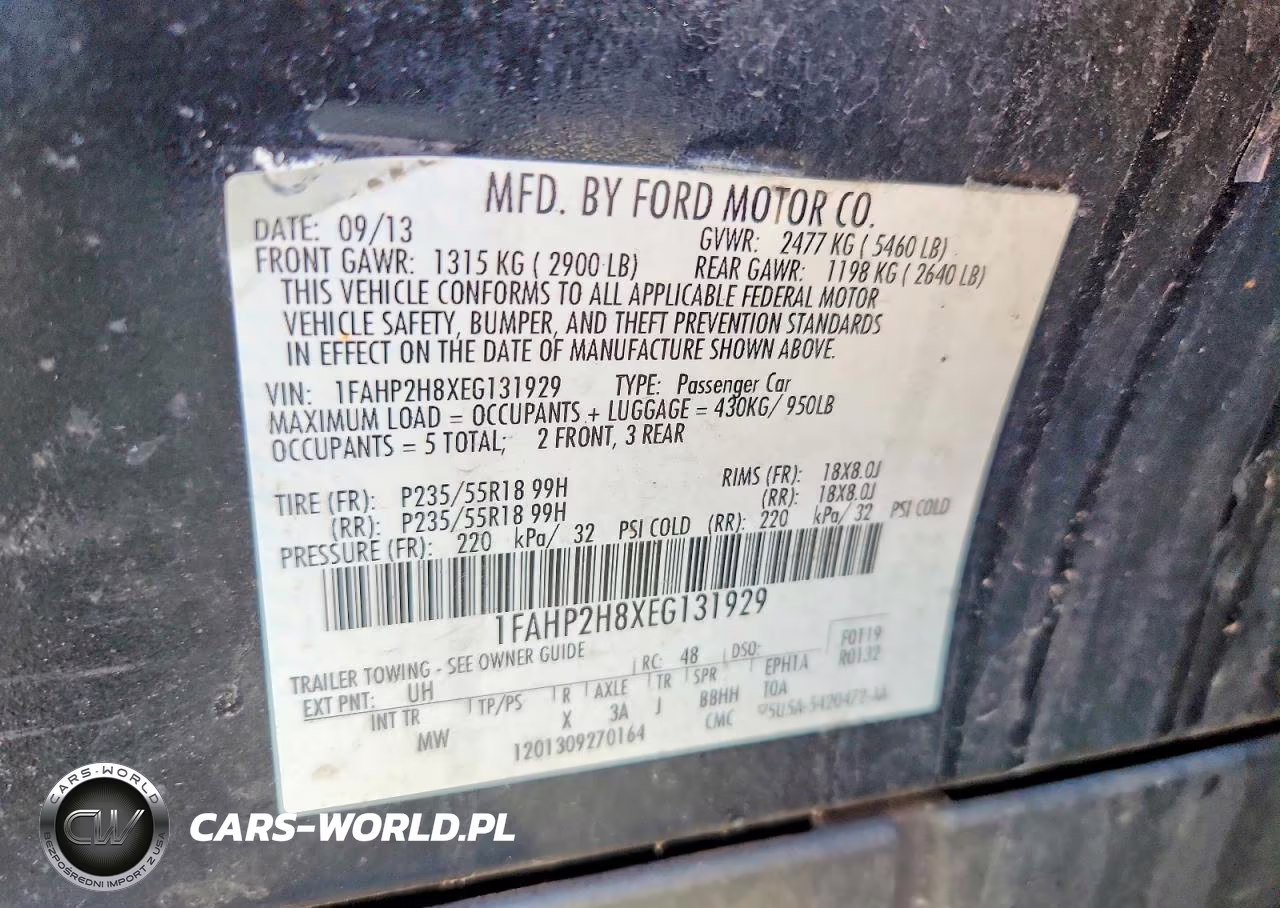 2014 Ford Taurus Sel VIN:1FAHP2H8XEG131929 - 12