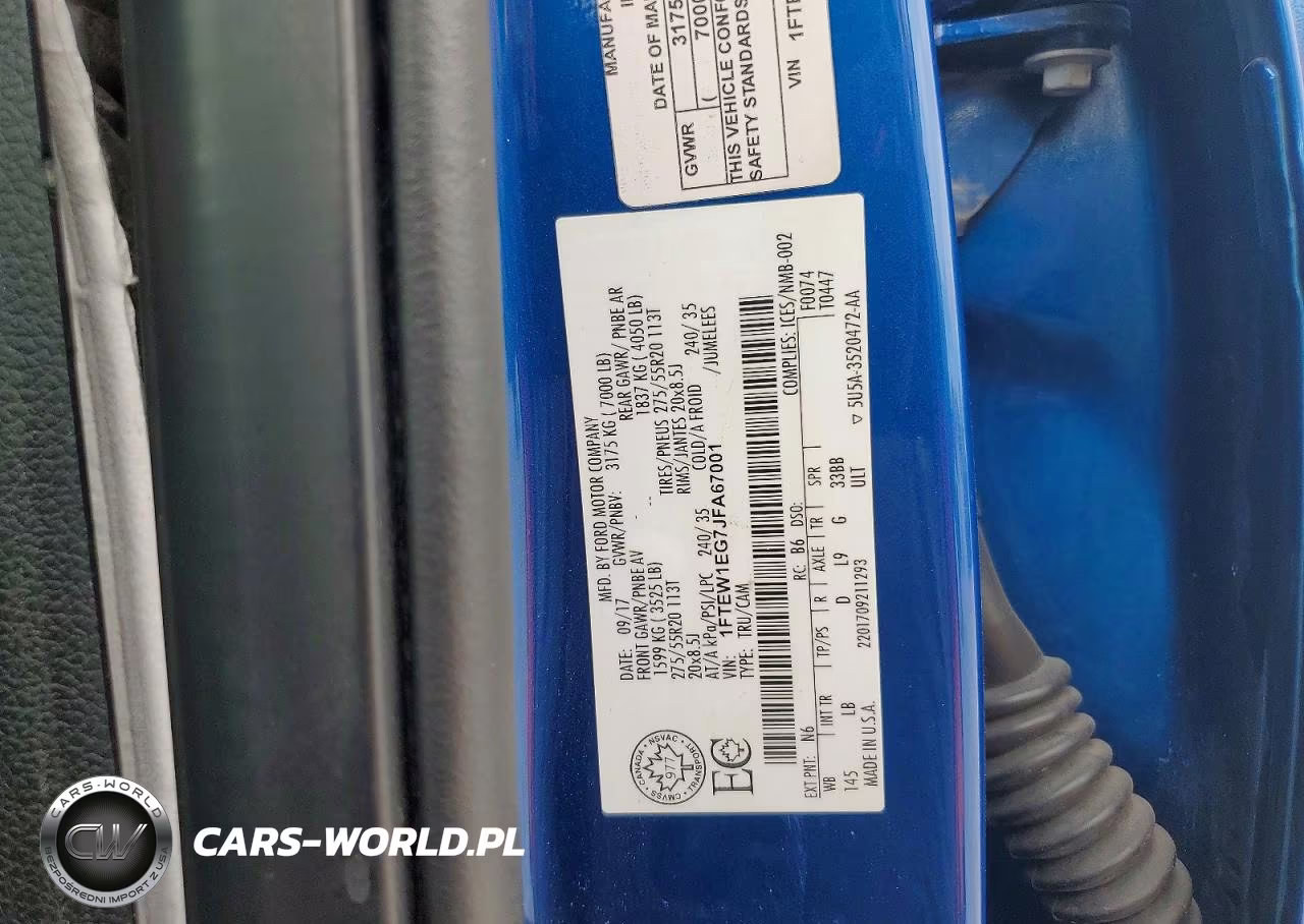 2018 Ford F150 Supercrew VIN:1FTEW1EG7JFA67001 - 12
