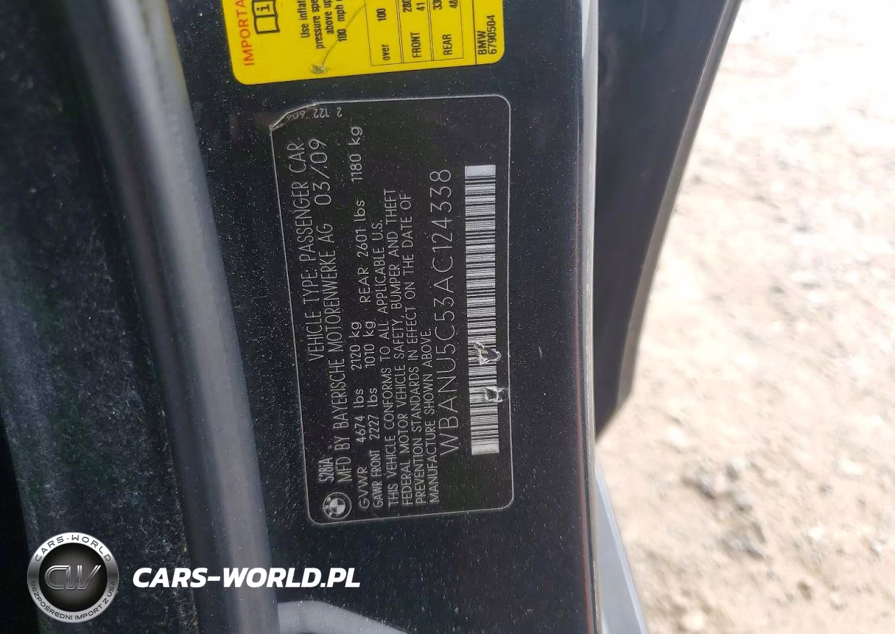 2010 BMW 528 I VIN:WBANU5C53AC124338 - 12