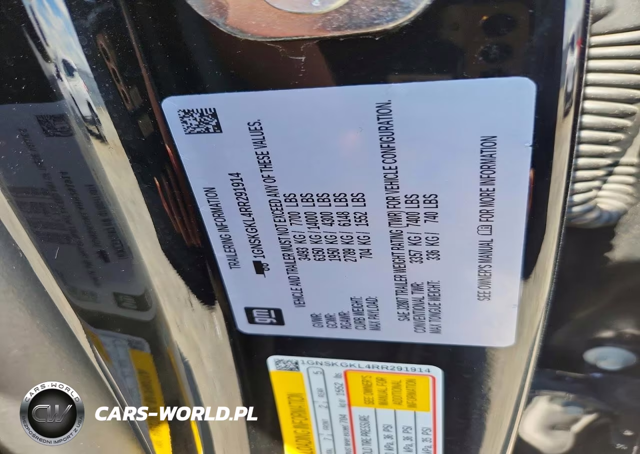2024 Chevrolet Suburban K1500 High Country VIN:1GNSKGKL4RR291914 - 13