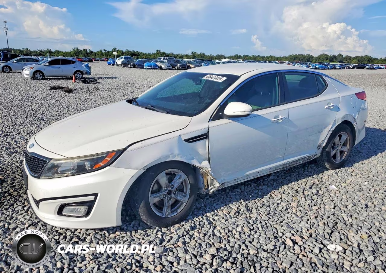 2015 Kia Optima Lx VIN:5XXGM4A72FG393075 - 1