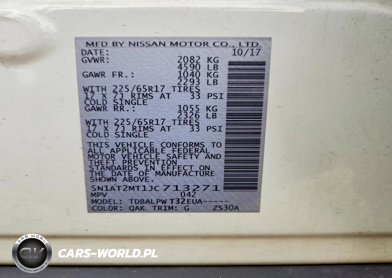 2018 Nissan Rogue S VIN:5N1AT2MT1JC713271 - 14