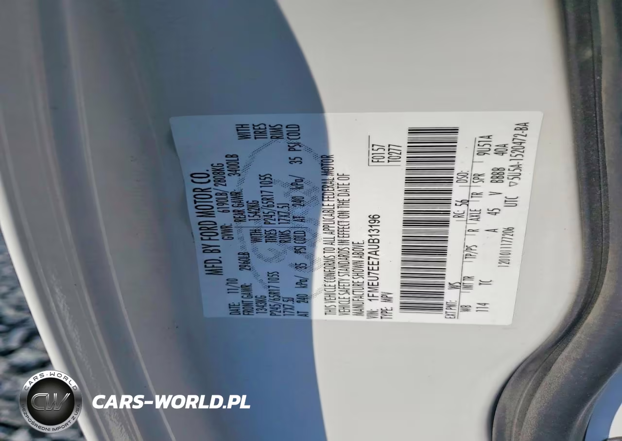 2010 Ford Explorer Eddie Bauer VIN:1FMEU7EE7AUB13196 - 13