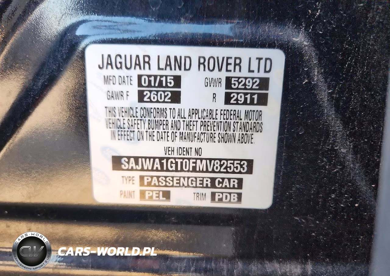 2015 Jaguar Xj Supercharged VIN:SAJWA1GT0FMV82553 - 13